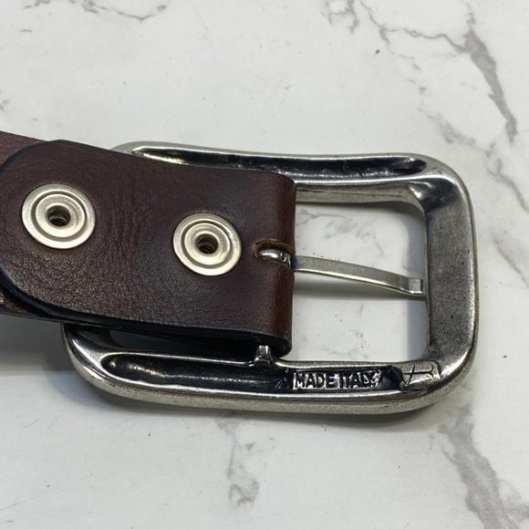 Quelli Della Pelle Handmade Leather Belt - Bellagio Italy 32 / 105